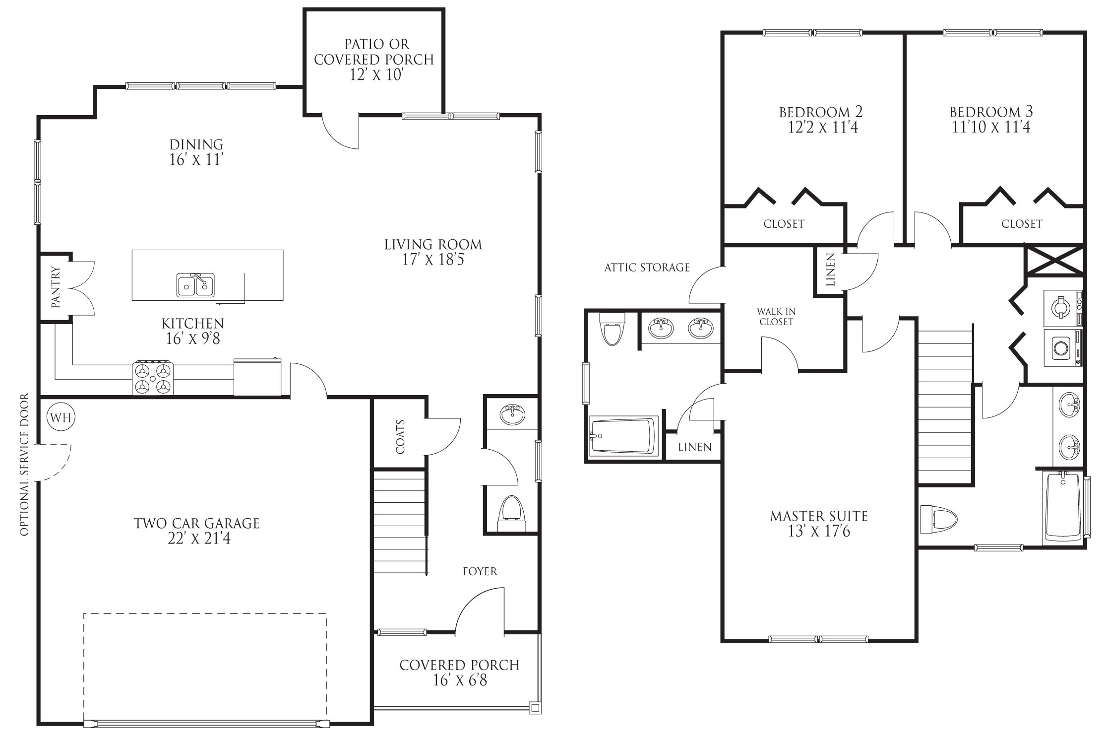The Savannah floor plan