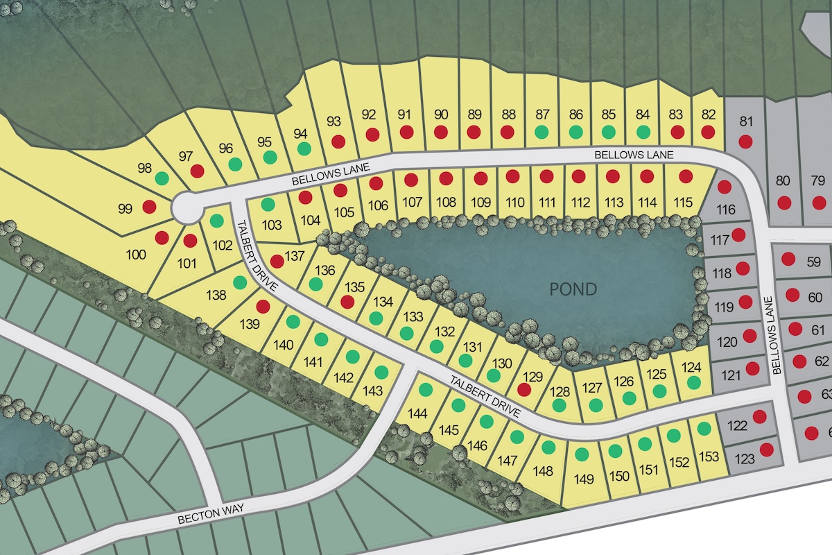 Brick Chimney Landing Site Map | New Homes In Rocky Point